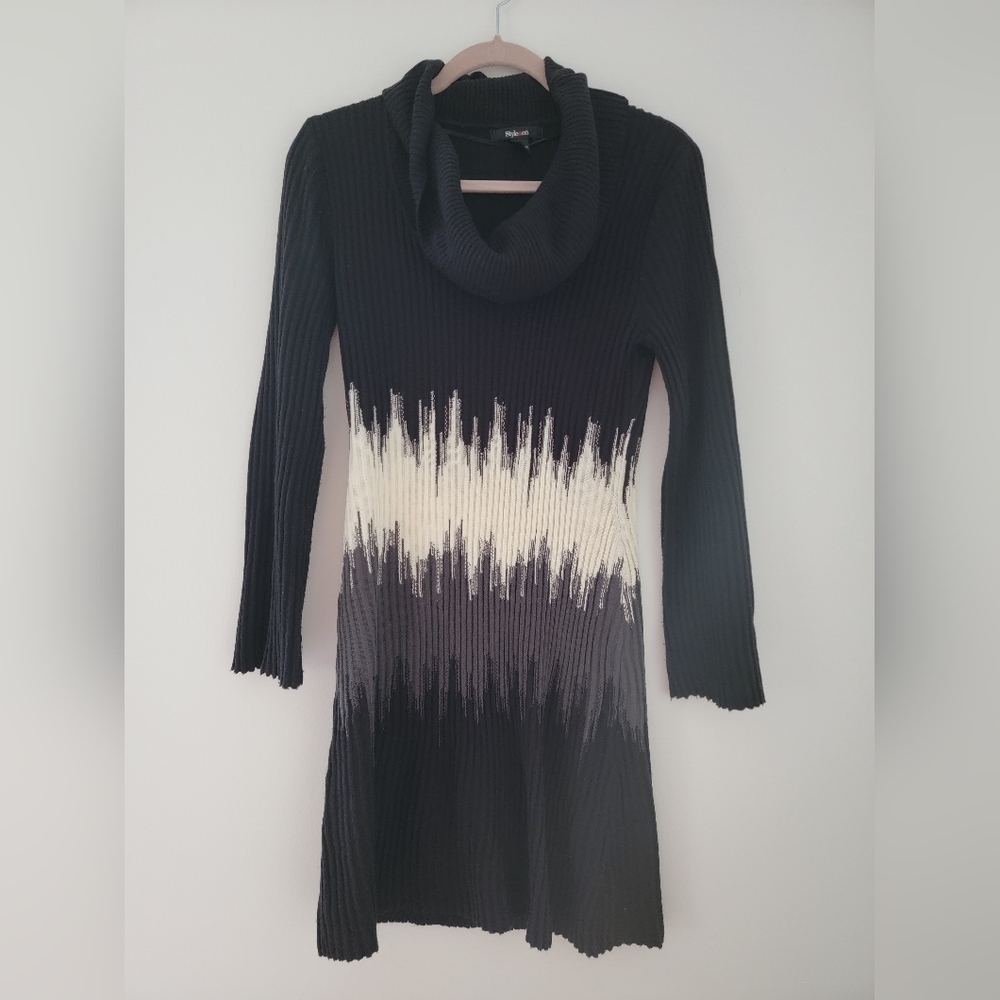 Style & co cowl sweaterdress